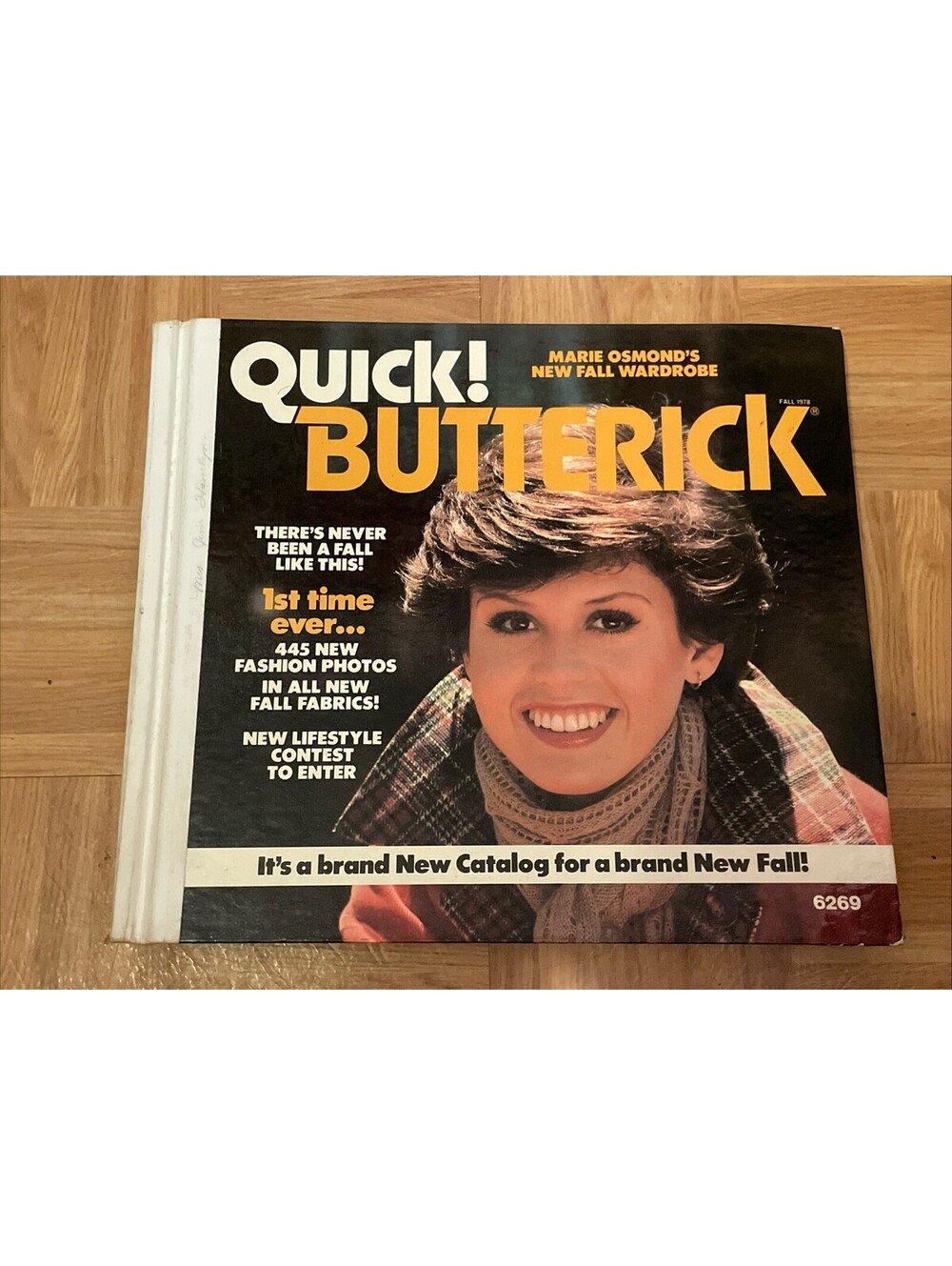 Butterick Sewing Pattern Countertop Catalog Marie Osmond Fall 1978 Catalogue